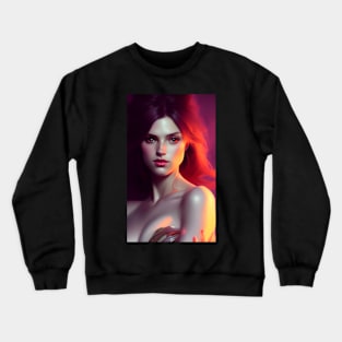 Beautiful Fantasy Witch Crewneck Sweatshirt